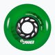 Powerslide Spinner 80 mm/88A ruote rollerblade 4 pezzi verde.