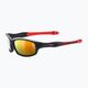 UVEX occhiali da sole per bambini Sportstyle 507 nero rosso opaco/rosso specchio 5