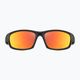 UVEX occhiali da sole per bambini Sportstyle 507 nero rosso opaco/rosso specchio 6