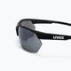 UVEX Sportstyle 114 Set occhiali da sole nero mat/litemirror argento/litemirror arancione/chiaro 4