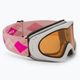 UVEX occhiali da sci Cevron white pink/lasergold lite clear