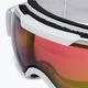 UVEX Downhill 2000 FM occhiali da sci bianco/rosa specchiato 5