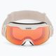 UVEX Downhill 2000 S CV occhiali da sci bianco/rosa specchiato arancione 2