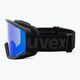 UVEX Athletic CV occhiali da sci nero opaco/blu specchiato colore verde 4