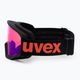 UVEX Athletic CV occhiali da sci nero opaco/blu specchiato colourvision arancione 4