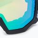 UVEX Athletic occhiali da sci FM 2021 nero opaco/verde specchio lasergold lite 5