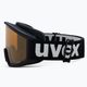 UVEX occhiali da sci G.gl 3000 P nero opaco/polavision marrone chiaro 4