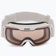UVEX Downhill 2000 S V occhiali da sci bianco/argento specchiato/variante trasparente 2