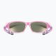 UVEX occhiali da sole per bambini Sportstyle 507 rosa viola/rosa specchiato 9