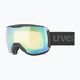 UVEX Downhill 2100 V occhiali da sci nero mat/verde specchiato variomatic/chiaro 7