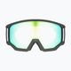 UVEX occhiali da sci Athletic FM nero opaco/verde specchio lasergold lite 6