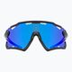 Occhiali da sole UVEX Sportstyle 228 nero opaco/blu specchiato 7