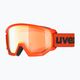UVEX occhiali da sci Athletic FM fierce red mat/mirror orange 7