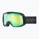 UVEX occhiali da sci Elemnt FM nero mat/specchio verde lasergold lite 7
