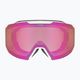 UVEX Evidnt Attract WE CV occhiali da sci bianco opaco/rosa specchiato/verde/chiaro 7