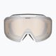 UVEX Evidnt Attract CV occhiali da sci bianco opaco/argento specchiato/giallo contrastato/chiaro 2