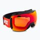 UVEX Downhill 2100 CV occhiali da sci nero lucido/specchio scarlatto/colore arancione