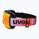 UVEX Downhill 2100 CV occhiali da sci nero lucido/specchio scarlatto/colore arancione 4