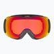 UVEX Downhill 2100 CV occhiali da sci nero lucido/specchio scarlatto/colore arancione 6
