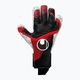 Uhlsport Powerline Supergrip+ Hn guanti da portiere nero/rosso/bianco