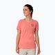 Maglietta da arrampicata Salewa Lavaredo Hemp Print donna rosa lantana