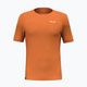 Maglietta Salewa Puez Sporty Dry da uomo, arancione bruciato