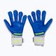 Guanti da portiere Reusch Attrakt Grip Evolution Finger Support grigio vapore/giallo sicurezza/blu scuro 2