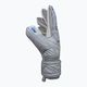 Guanti da portiere Reusch Attrakt Grip Finger Support grigio vapore/giallo sicurezza 7