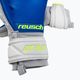 Guanti da portiere per bambini Reusch Attrakt Grip Evolution Finger Support grigio vapore/giallo sicurezza 4