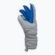Reusch Attrakt Silver Roll Finger guanti da portiere per bambini grigio vapore/giallo sicurezza/blu scuro 7