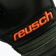 Reusch Attrakt Freegel Silver Finger Support guanti da portiere per bambini verde deserto/arancio 8