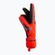 Guanti da portiere per bambini Reusch Attrakt Grip Evolution Finger Support rosso brillante/blu futuro 6