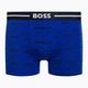 Hugo Boss Trunk Bold Design boxer da uomo 3 paia aperti blu 4