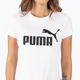 Maglietta da allenamento da donna PUMA ESS Logo puma bianco 4