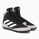 Adidas Mat Wizard 5 combattere le scarpe sportive in bianco e nero FZ5381 4