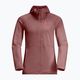 Jack Wolfskin giacca in pile da donna Kolbenberg con cappuccio Fz rosso minerale