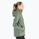 Jack Wolfskin Stormy Point 2L, giacca antipioggia da donna, colore verde siepe 3