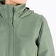 Jack Wolfskin Stormy Point 2L, giacca antipioggia da donna, colore verde siepe 5