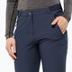 Pantaloni softshell Jack Wolfskin da donna Geigelstein Slim blu notte 3