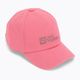 Cappello da baseball Jack Wolfskin per bambini rosa limonata