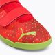 PUMA Future Z 4.4 IT V scarpe da calcio per bambini corallo infuocato/luce frizzante/puma nero/salmone 6