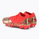 PUMA Future Z 3.4 Neymar Jr. scarpe da calcio per bambini. FG/AG corallo infuocato/oro 3