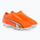 PUMA Ultra Match LL FG/AG scarpe da calcio da bambino ultra arancione/puma bianco/blu glimmer 4