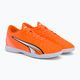 PUMA Ultra Play IT scarpe da calcio uomo ultra arancione/puma bianco/blu glimmer 4