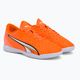 PUMA Ultra Play IT scarpe da calcio per bambini ultra arancione/puma bianco/blu glimmer 4