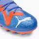 Scarpe da calcio PUMA Future Pro FG/AG blu glimmer/puma bianco/ultra arancione per bambini 7