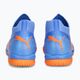 PUMA Future Match IT + Mid blu glimmer/puma bianco/ultra arancione scarpe da calcio per bambini 13