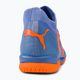 PUMA Future Match IT + Mid blu glimmer/puma bianco/ultra arancione scarpe da calcio per bambini 9