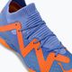 PUMA Future Match IT + Mid blu glimmer/puma bianco/ultra arancione scarpe da calcio per bambini 10