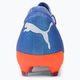 Scarpe da calcio da uomo PUMA Future Ultimate Low FG/AG blu glimmer/puma bianco/ultra arancione 8